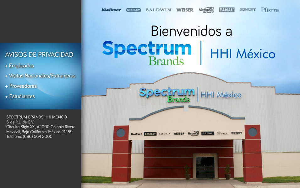 Spectrum Brands HHI Mexico, Mexicali BC